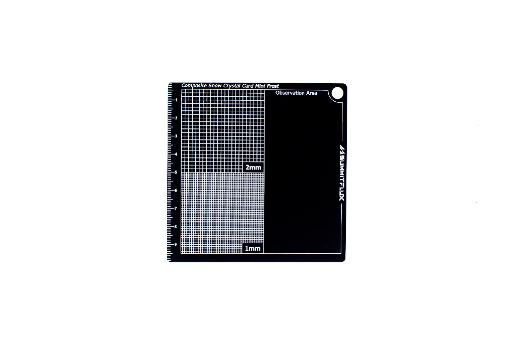 [CRD-CMP-FRS-MIN-VA1] Composite Snow Crystal Card FROST (Mini)